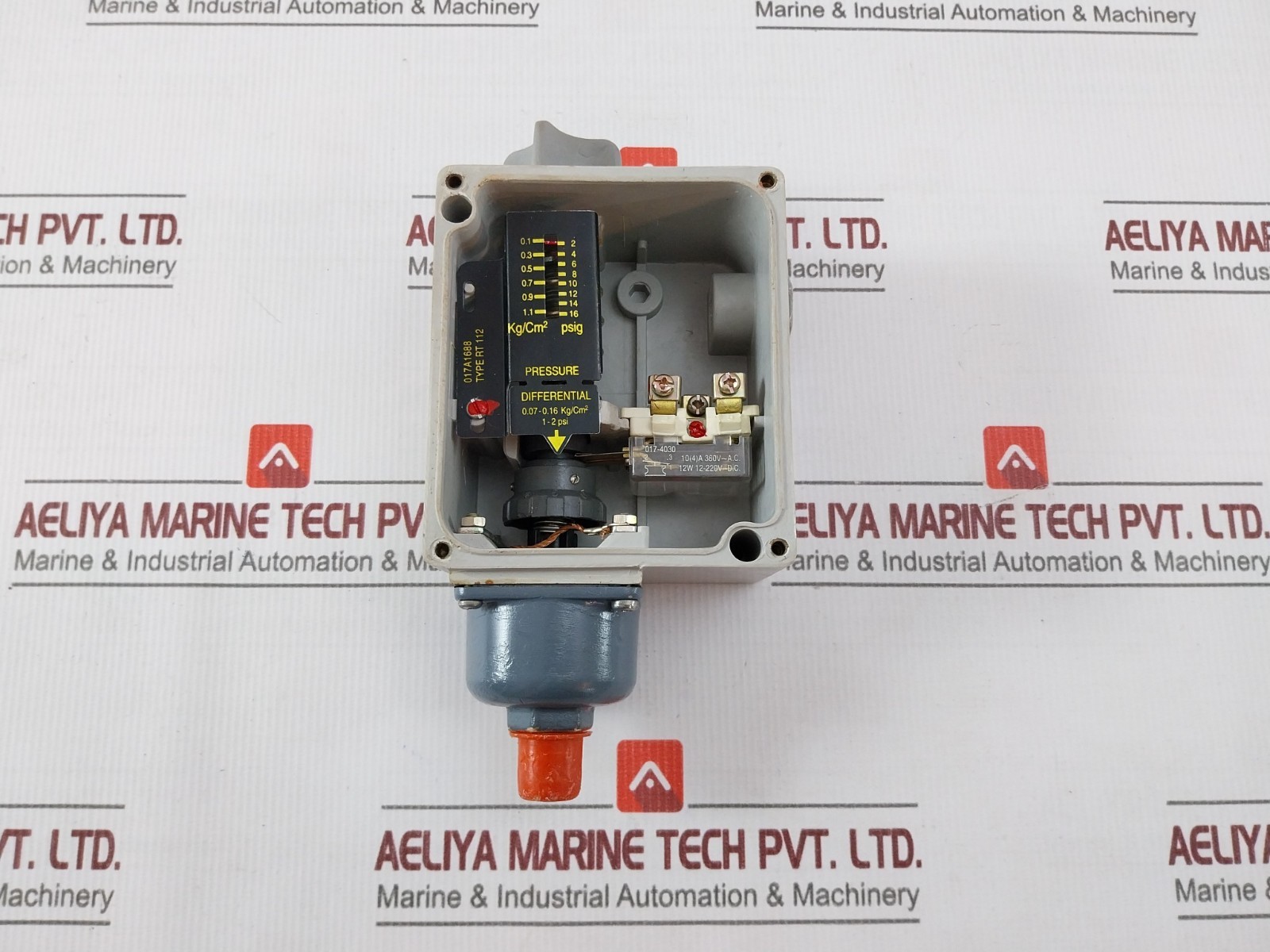 INDFOS RT 112 PB Pressure Switch AC 10A 380VAC DC 12W 12–220V 0.1–1.1 KG/CM2