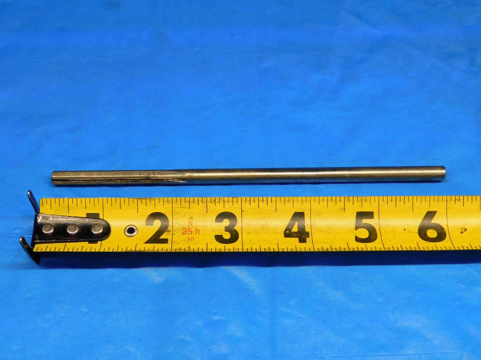 0.2362 O.D. HSS CHUCKING REAMER 6 FLUTE .2362 15/64 .2500 -.0138 UNDERSIZE 6 mm