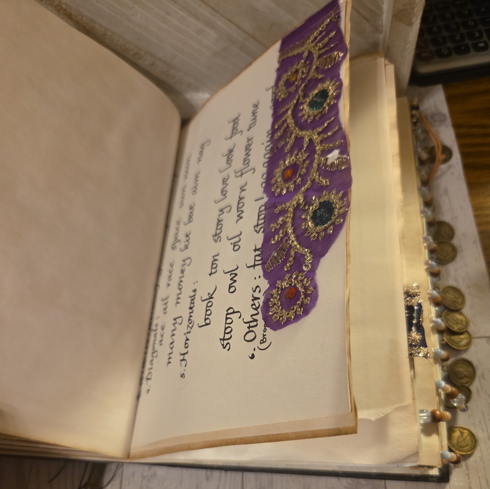 Fully Embellished Handmade World Traveler Themed Junk Journal 88 pages