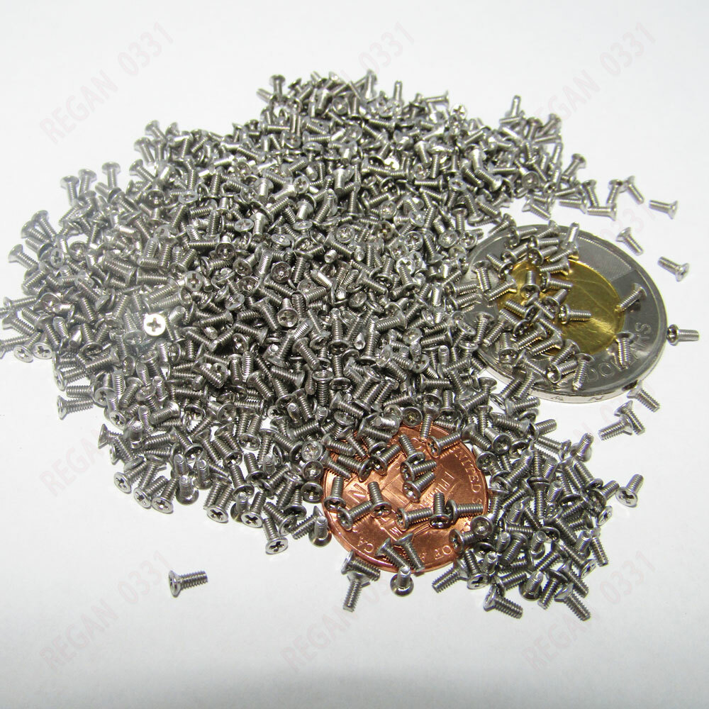 M1 M1.2 M1.4 M1.6 M2 Stainless Steel Phillips Countersunk Flat Head Small Screws