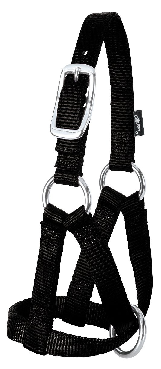 Weaver Leather LivestockWeaver Leather Livestock Goat Halter, Black, 3/4″ Large