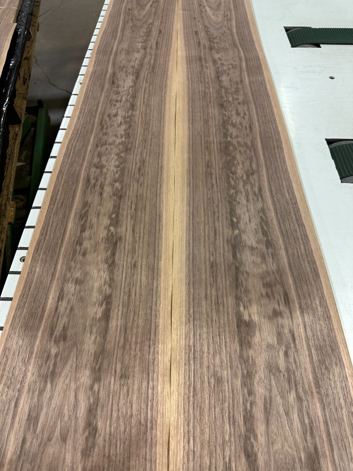 «Muddy» Walnut Raw Wood Veneer 2 sheets 62» x 9» 812C