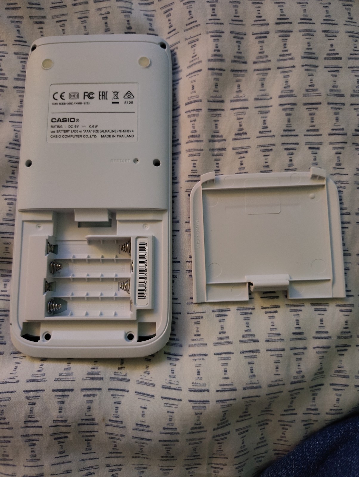 Used CASIO fx-CG50 scientific calculator Color Display USB Japan with case.