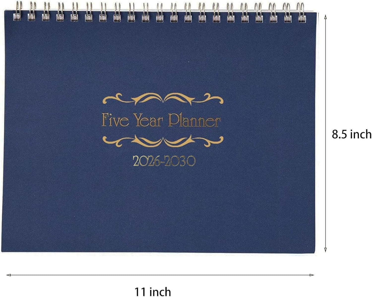 5 Year Calendar Planner (Blue, 2025/2029,5 Years,61 Pages) NEW