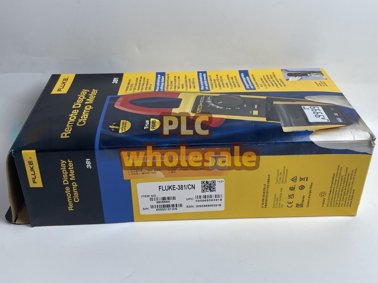 Fluke 381 Remote Display True RMS AC/DC Clamp Meter with iFlex NEW free shipping