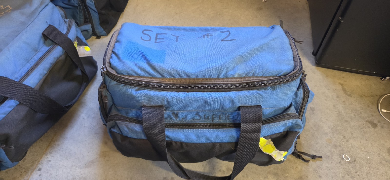 Iron Duck Trauma Bag, Nylon, 23 in L, 17 in W, Blue Ems Bag #2