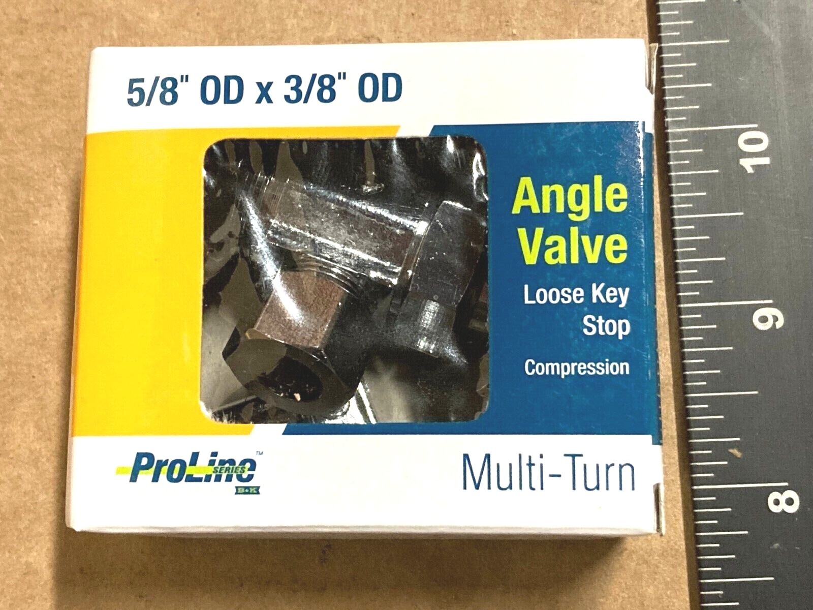 ProLine 192-032LK Multi Turn Angle Valve 5/8″ OD x 3/8″ OD Compress – Lot of 12