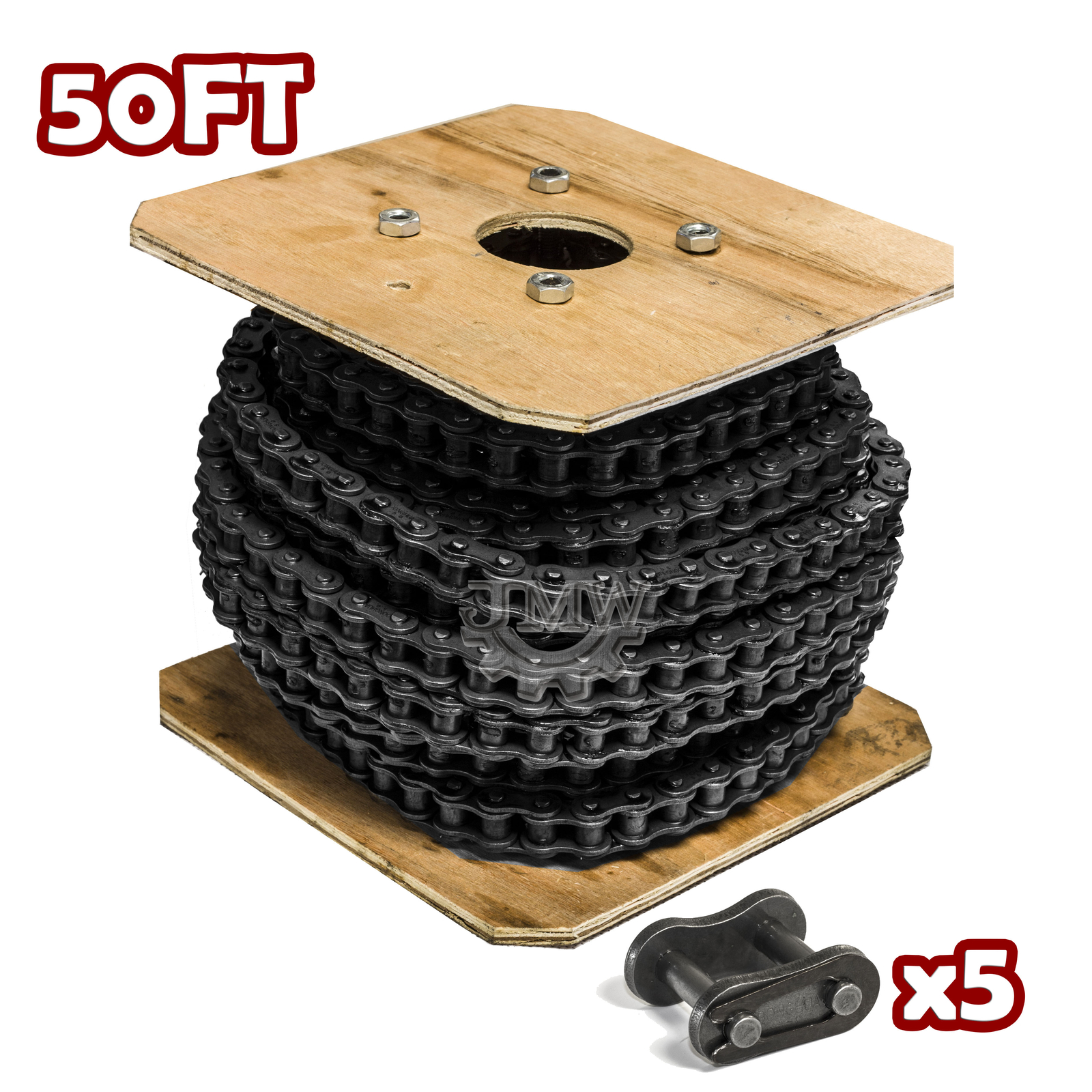 415H Motorized Chain 50FT for 2-Stroke 49cc 60cc 66cc 80cc Motorized Bike