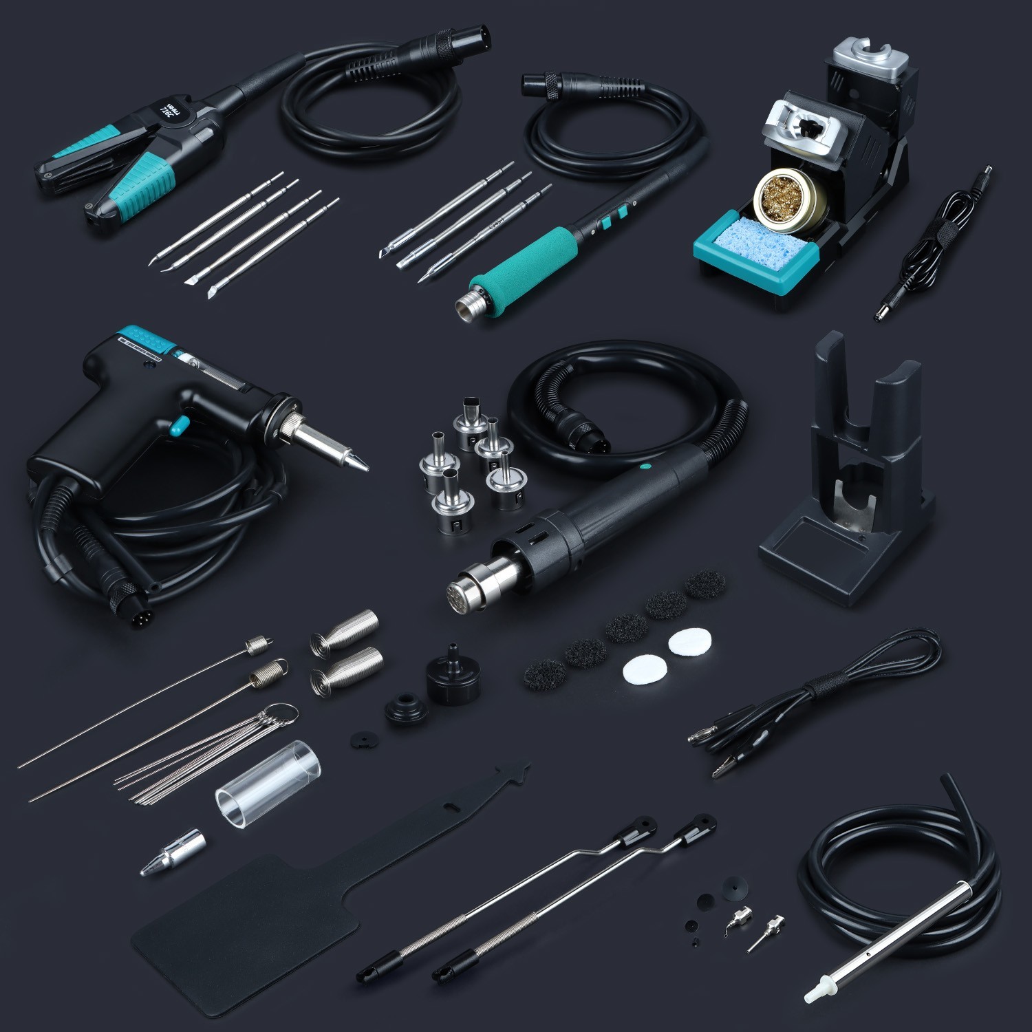 YIHUA 948D-IV 5-in-1 Digital Soldering & Hot Air Desoldering Rework Stations