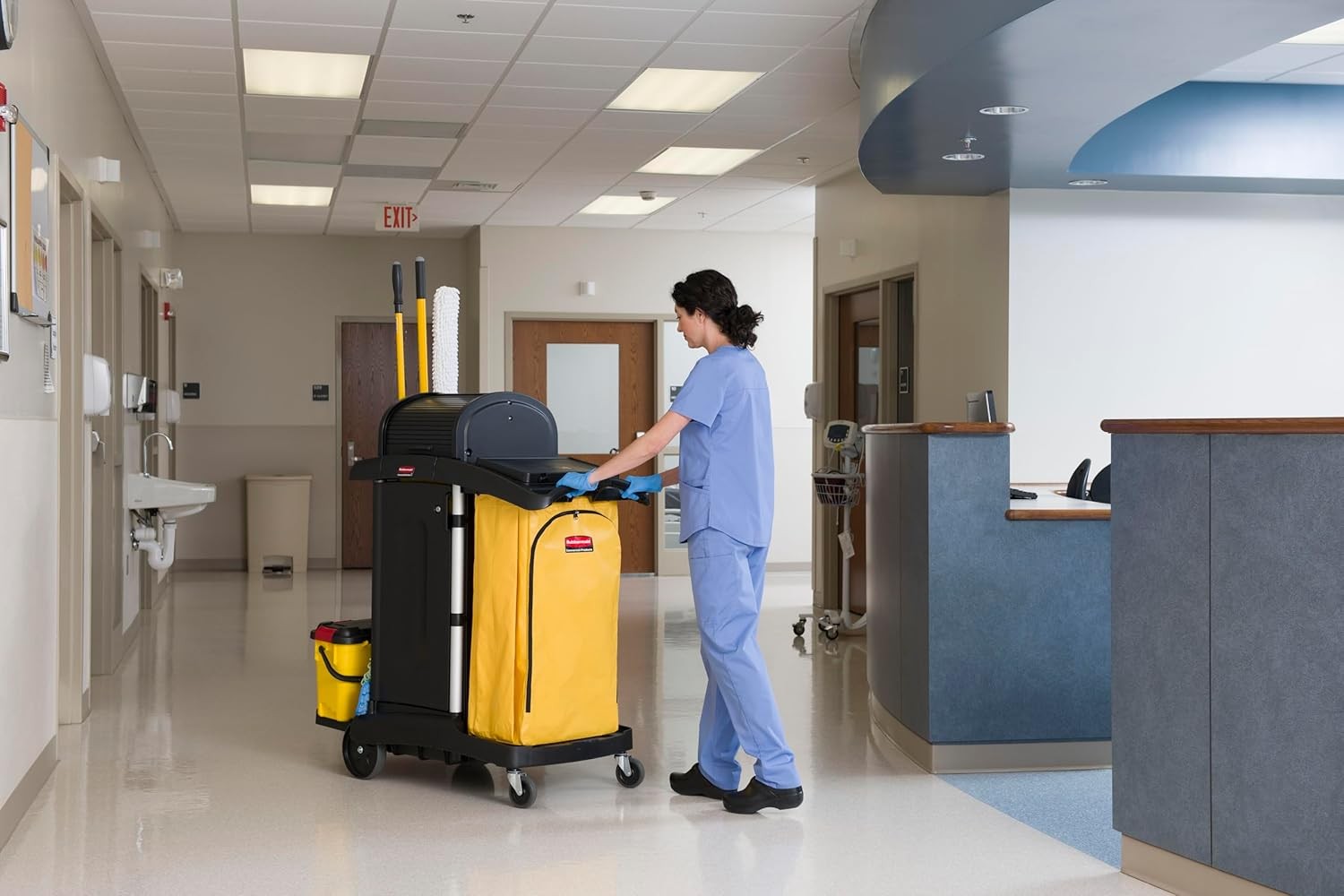 Rubbermaid Commercial High Capacity Vinyl Janitorial Cleaning Cart Bag