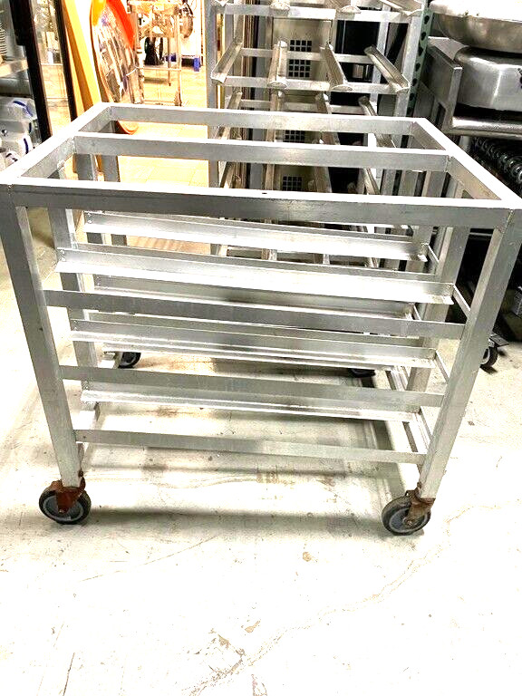 Rack/ # 10 Can WIN-Holt Aluminum Storage Rack on Casters