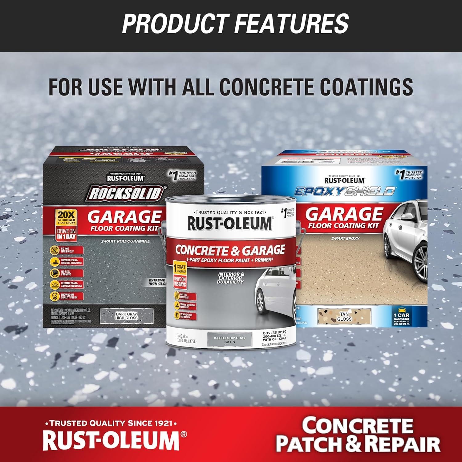 Rust-Oleum Concrete Patch & repair kit, 24oz – 301012