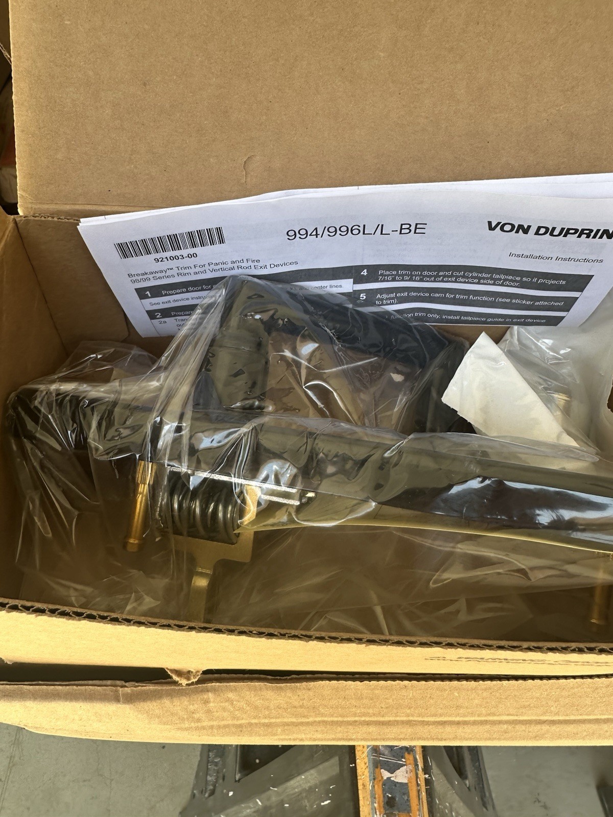VON DUPRIN AX 9849 L F 315 4’ 6’10”-8’0” LHR 996 -M81 SPBLK LBLAFL 249LBS PBT