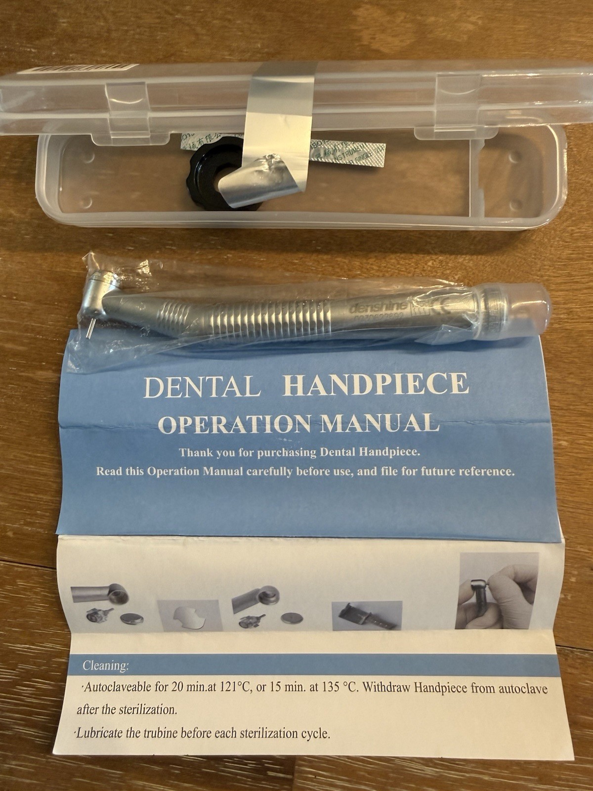 Denshine DR06 High Speed 45° Angle Autochuck Dental Handpiece 4 Hole Midwest