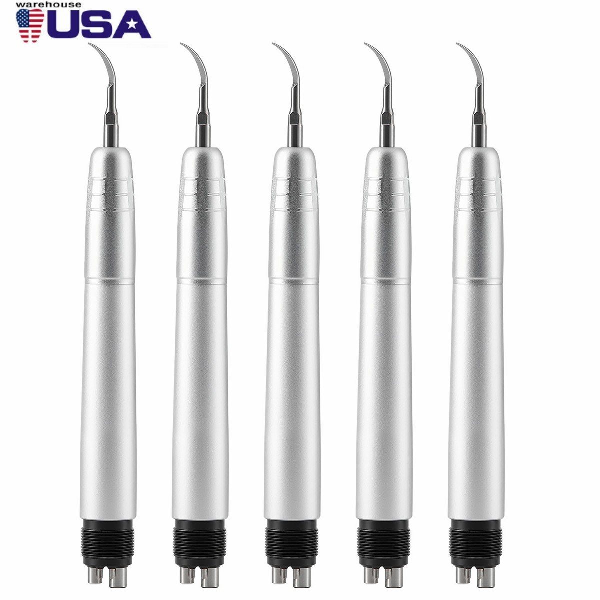 3PCS Super Sonic scaling Dental Piezo Ultrasonic Air Scaler Handpiece 4 Hole