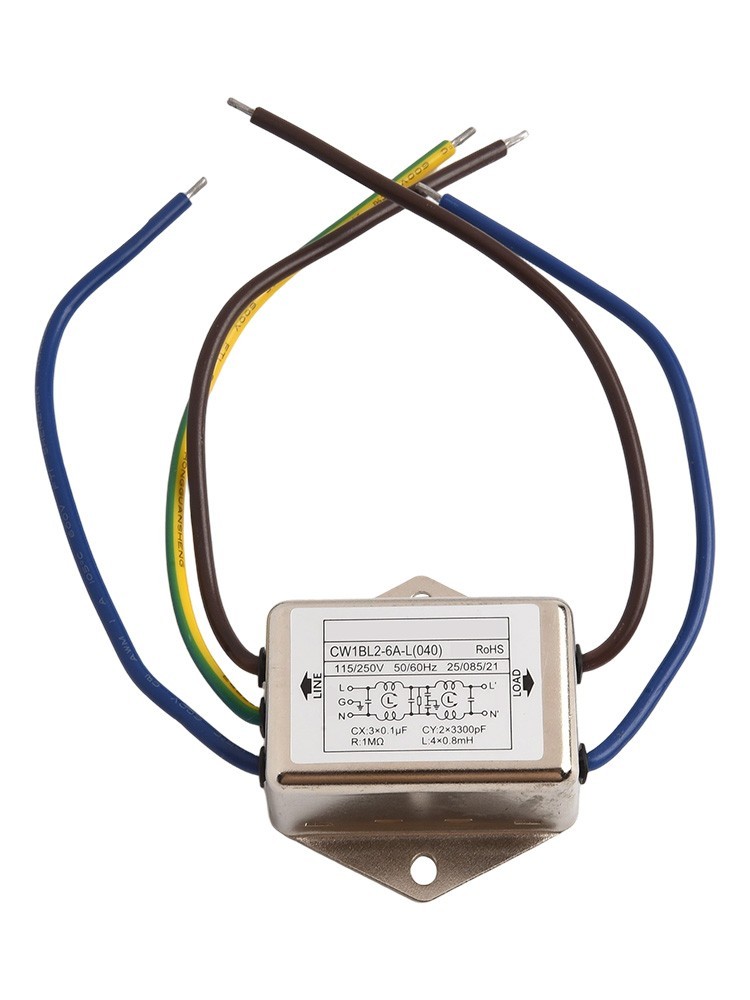AC Power Filter Line for CW1BL2 3A 6A 10A Suitable for Electronic Equipment