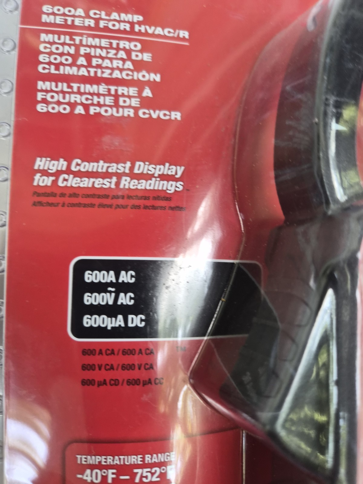Milwaukee 2236-20 Clamp Meter for HVAC/R – Red NEW