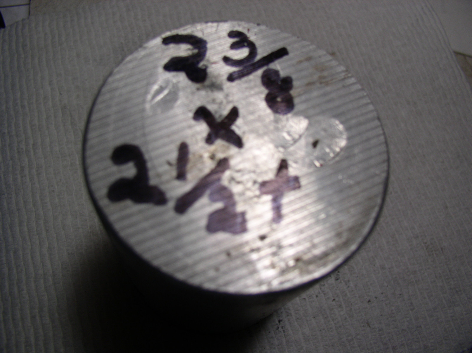 1 PC. 2 3/8″ ALUMINUM ROD (6061 ) 2 1/2 «OR LONGER 2/3/8» DIAMETER ROUND BAR