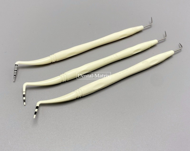 Perio Probe Dental Periodontal Implant Depth Measure Flexible Explorer Scaler