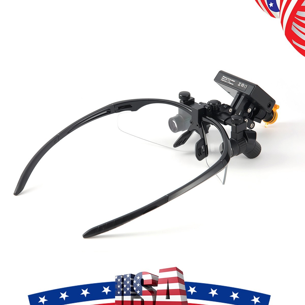 3.0X Dental Medical Ergo Loupes Surgical Magnifier+ 5W LED Surgical Head Light