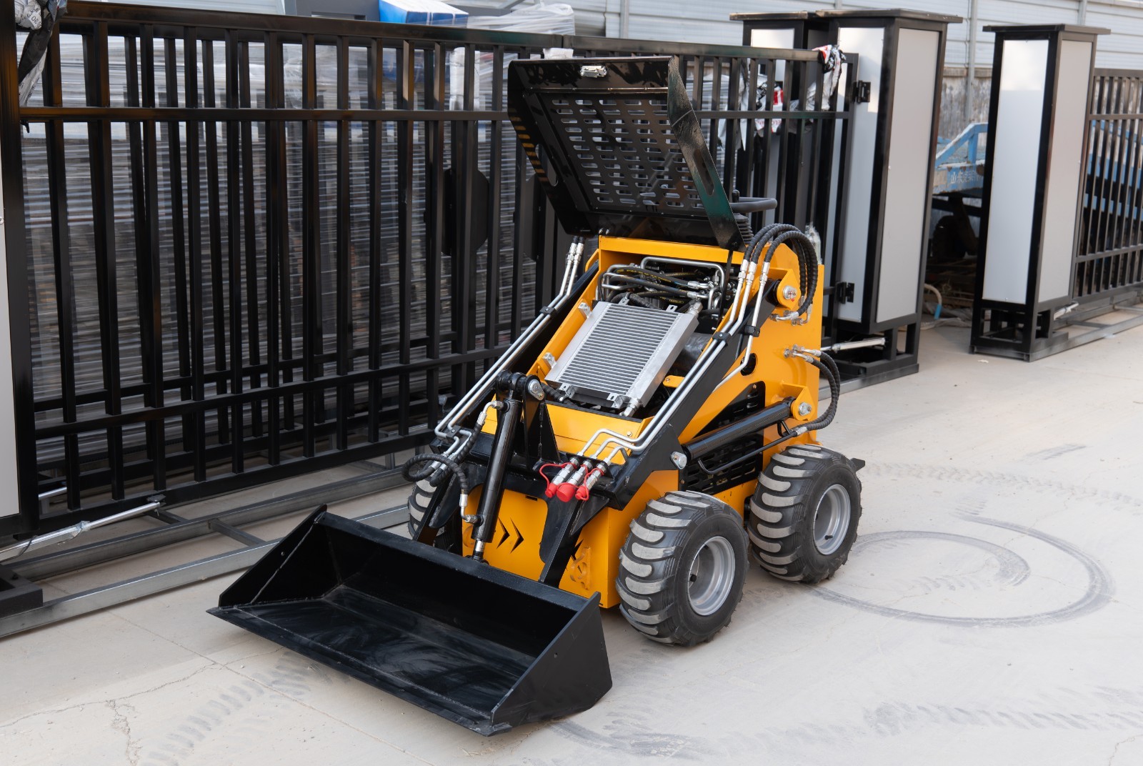 Free Ship MS380 Wheeled MINI Skid Steer Loader 23HP Flexible Skid Steer Loader