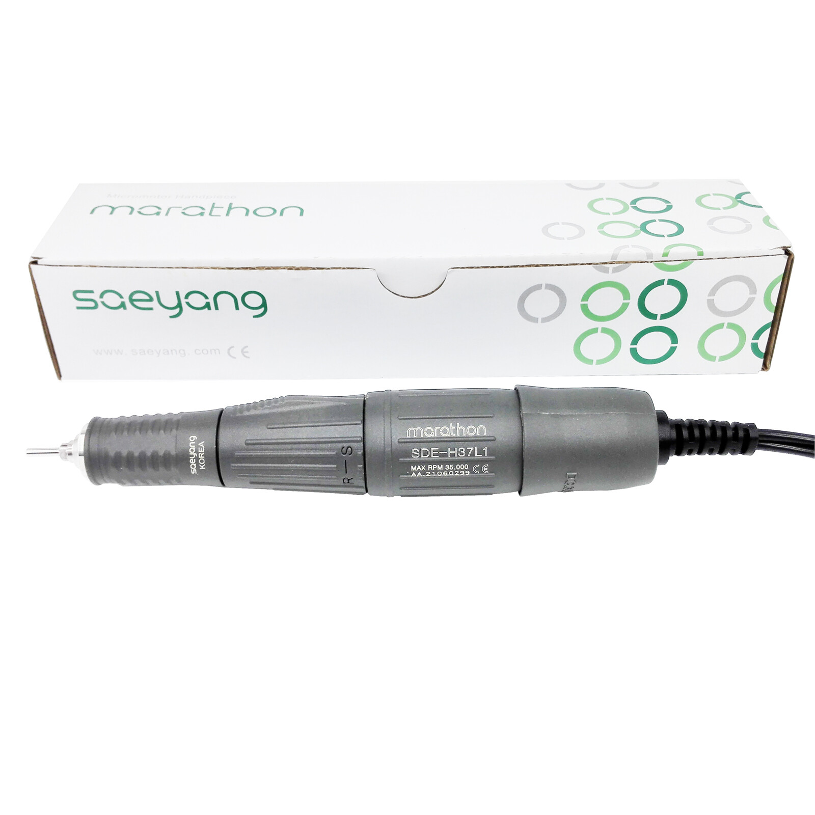 1PC Dental LAB MARATHON Micromotor Polishing Handpiece 2.35mm SDE-H37L1 35000RPM