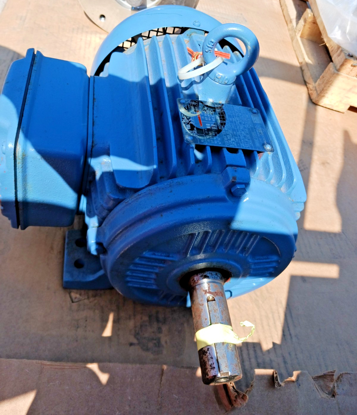New Weg 5 HP Ac Electric Motor 182/4T Frame 208-230/460 Vac 1750 Rpm Tefc 1-1/8″