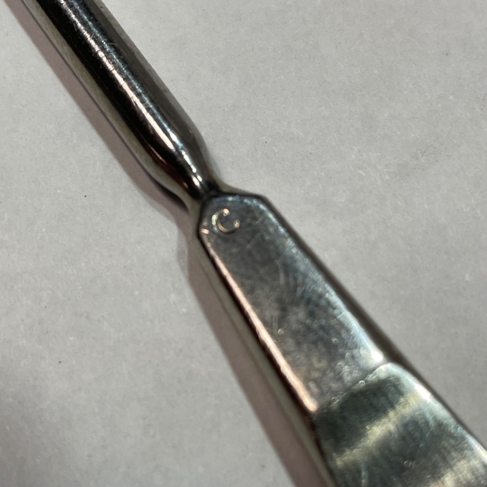 Lot of 2 Curved Diamond Bone Rasp Unbranded C M (probably V. Mueller)