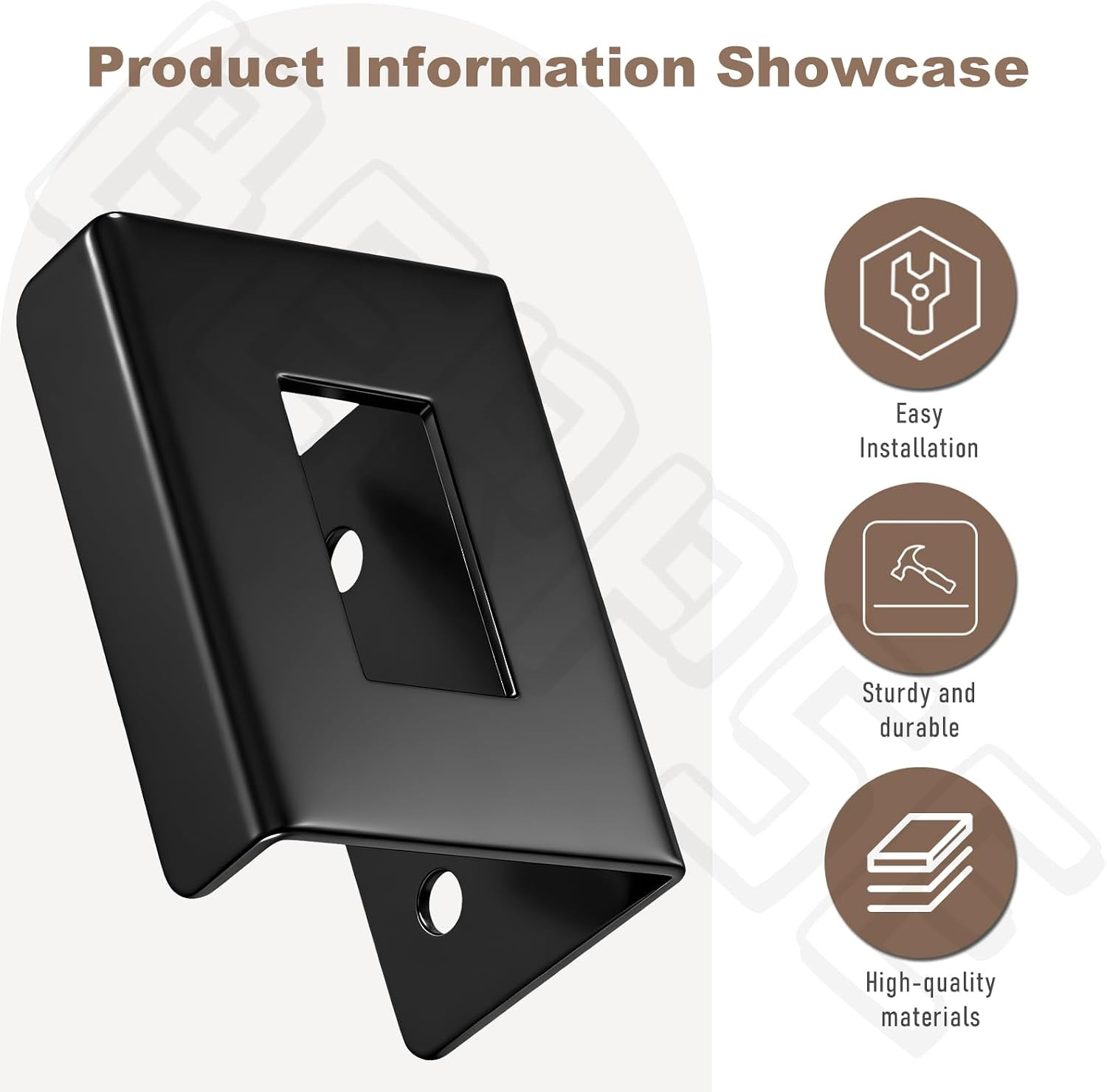 3014188 Rocker Switch Mounting Bracket for 12 Volt Double Momentary & Black