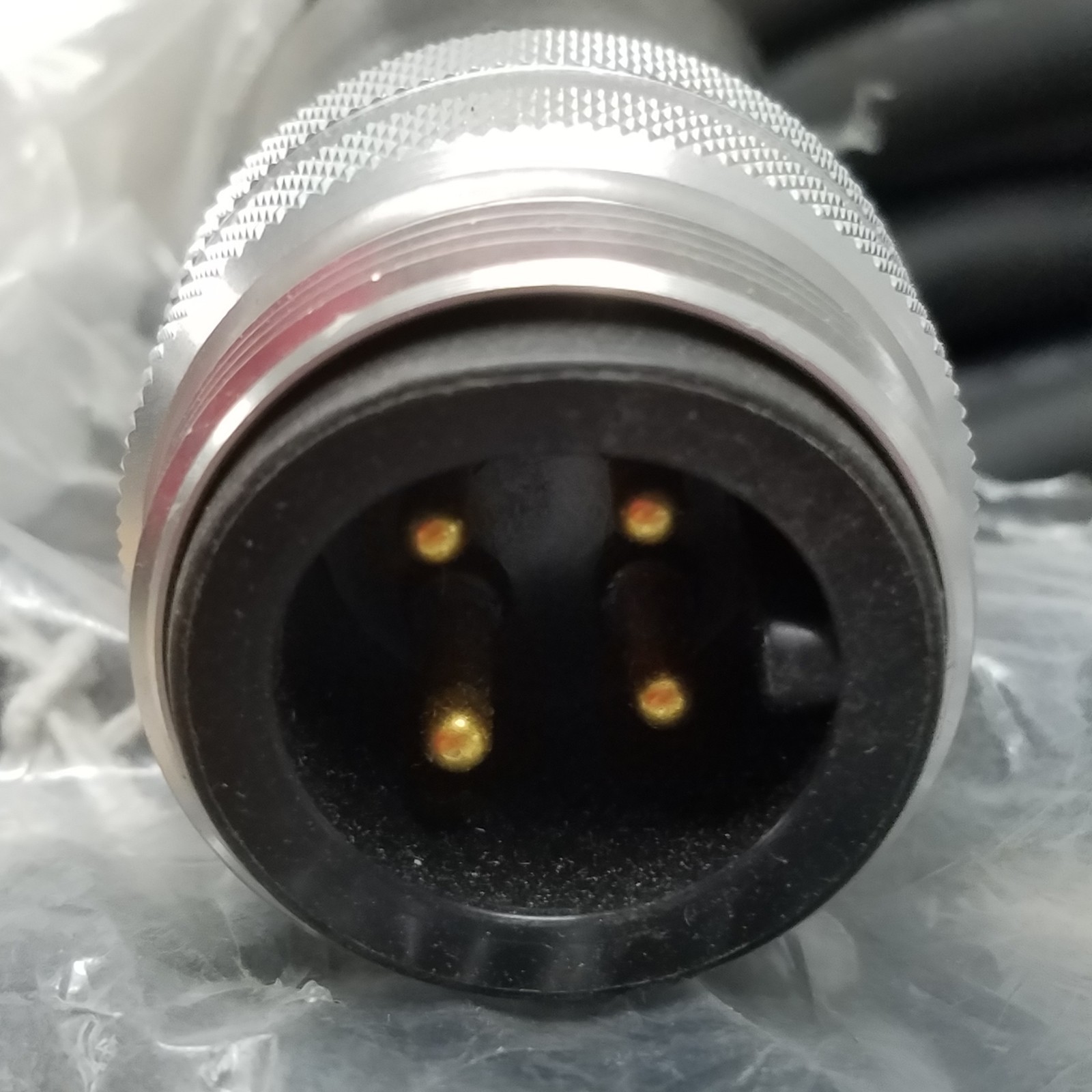 Woodhead CC4030K17M250G Double Ended Cordset, 4 Pole, male/Female Str/Str, 10Awg