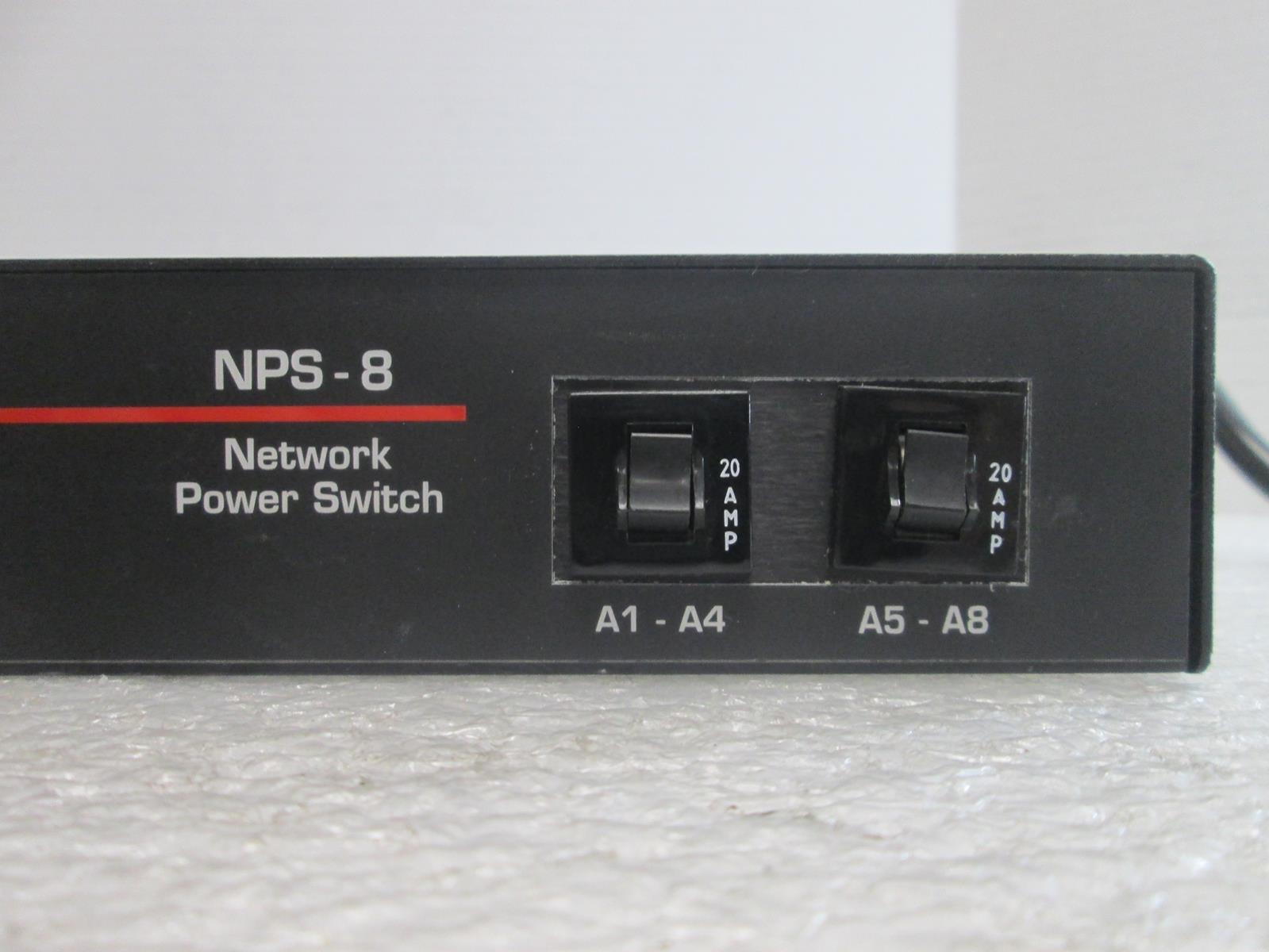 WTI NPS-8HS20-1 NETWORK POWER SWITCH NPS-8 RESET TO FACTORY DEFAULT