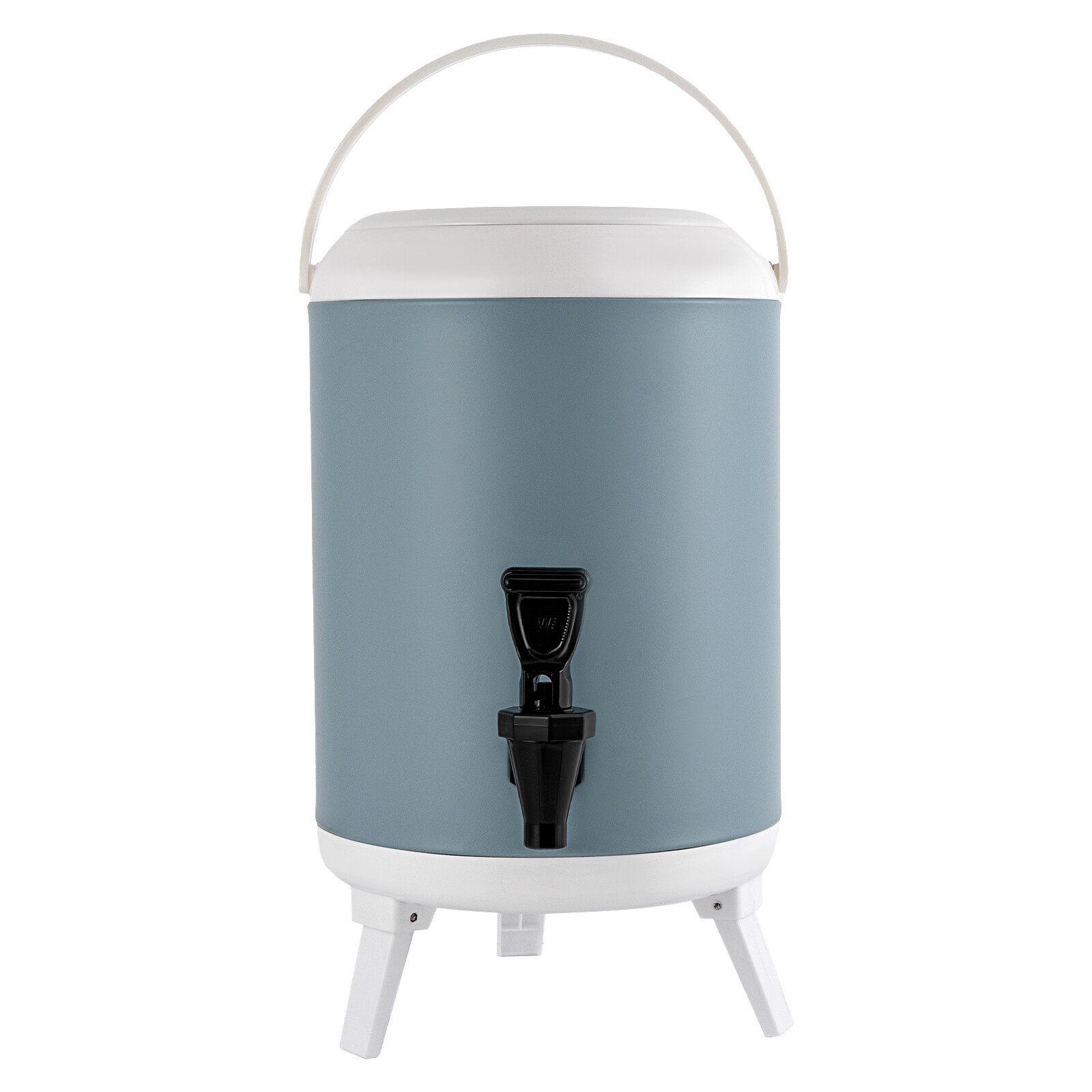 Insulated Beverage Server/Dispenser 1.9 Gallon Hot & Cold Drinks w/Handles Blue