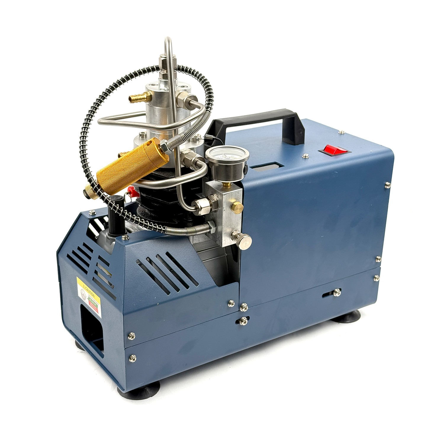 PCP Air Compressor 30Mpa/4500Psi Auto-Stop High Pressure Airgun Pump Diving Tank