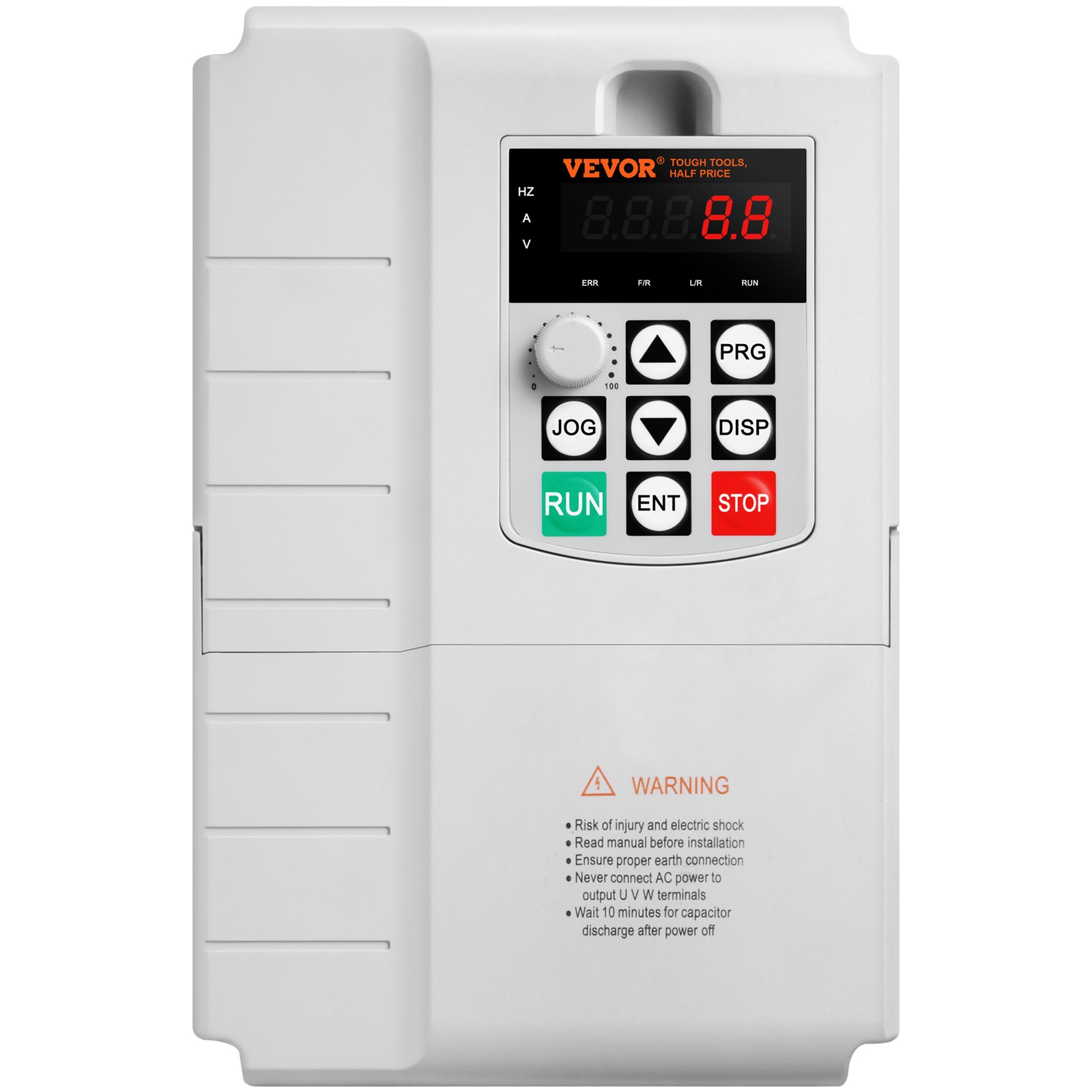 VEVOR VFD 7.5KW,34A,10HP Variable Frequency Drive for3-Phase Motor Speed Control