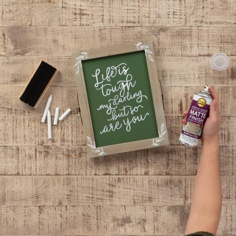 Acrylic Spray Sealer Fast Drying Matte Finish Indoor Outdoor Durable Protection