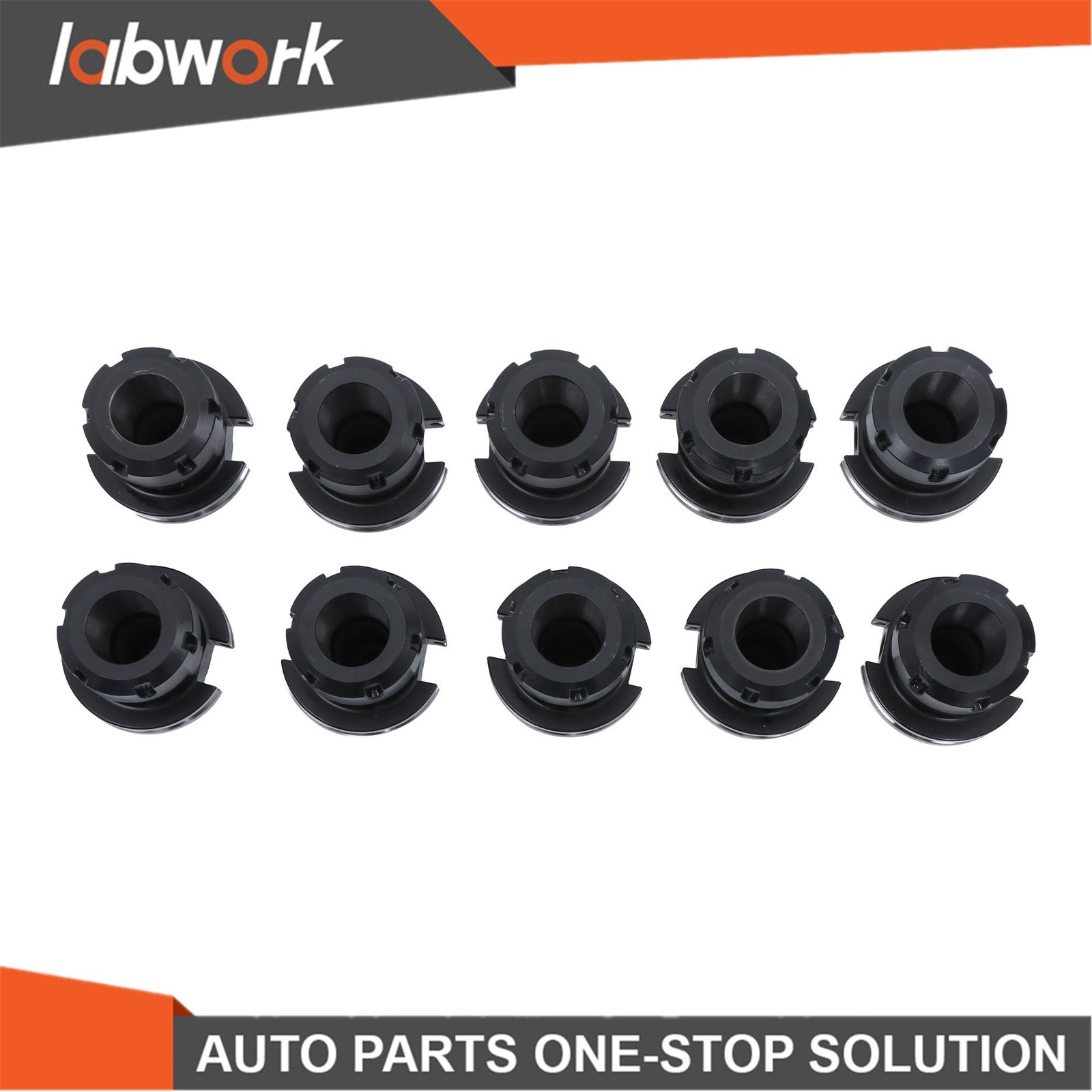 Labwork 10pcs CAT40 ER32 Collet Chuck Set 2.76″ 70mm CNC Milling Tool Holder