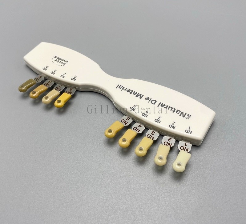 Dental IPS Natural Die Material Shade Guide Ivoclar Vivadent ND 1-9 Abutment
