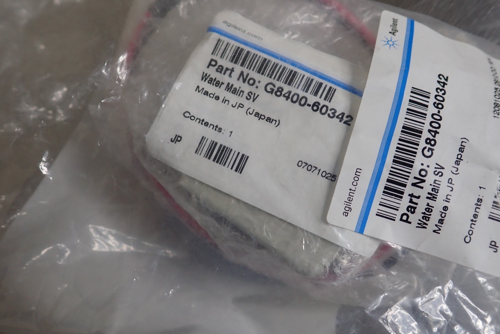 Agilent Technologies G8400-60342 Water Main SV – NEW