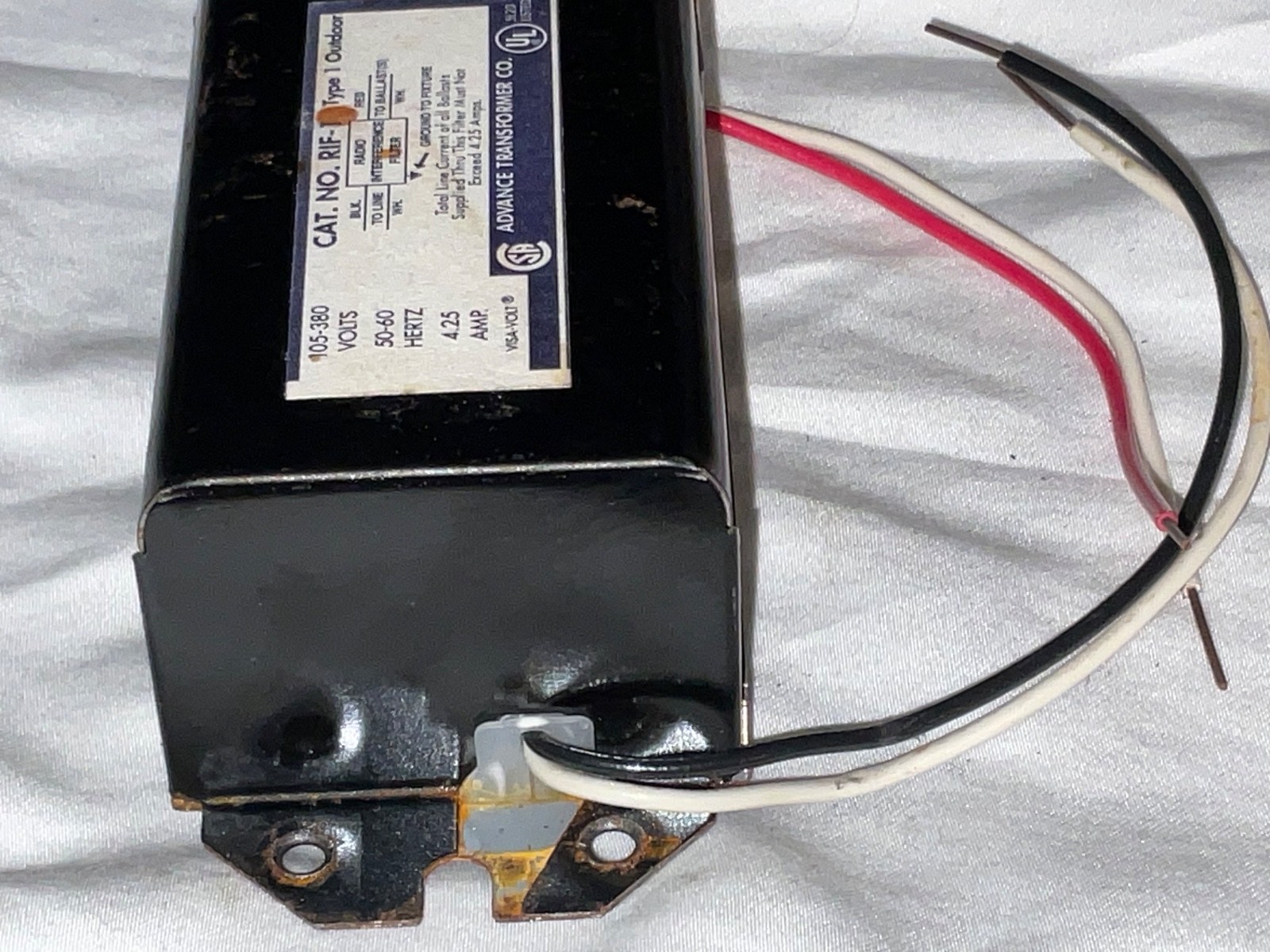 LOT 3 Philips Advance RIF-1 OUTDOOR 105-380V 4.25A Radio Interference Filter