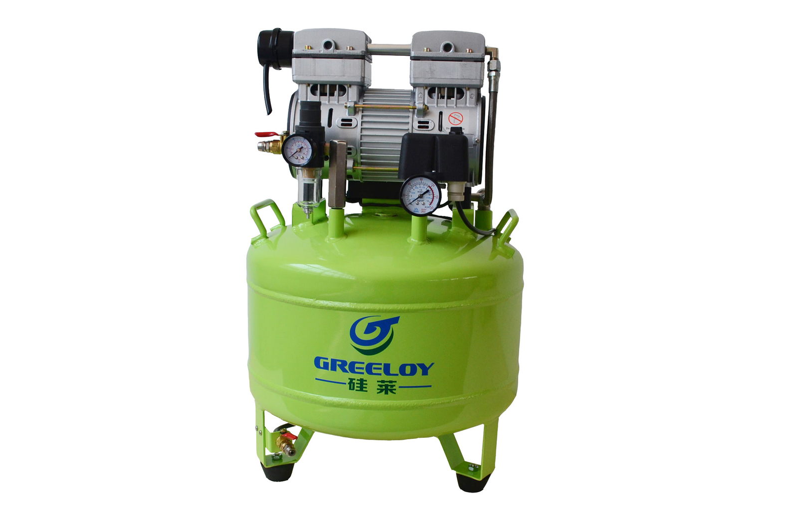 40L Silent Dental Electric Oil-free Air Compressor GA-81 for Two Dental Chair CE