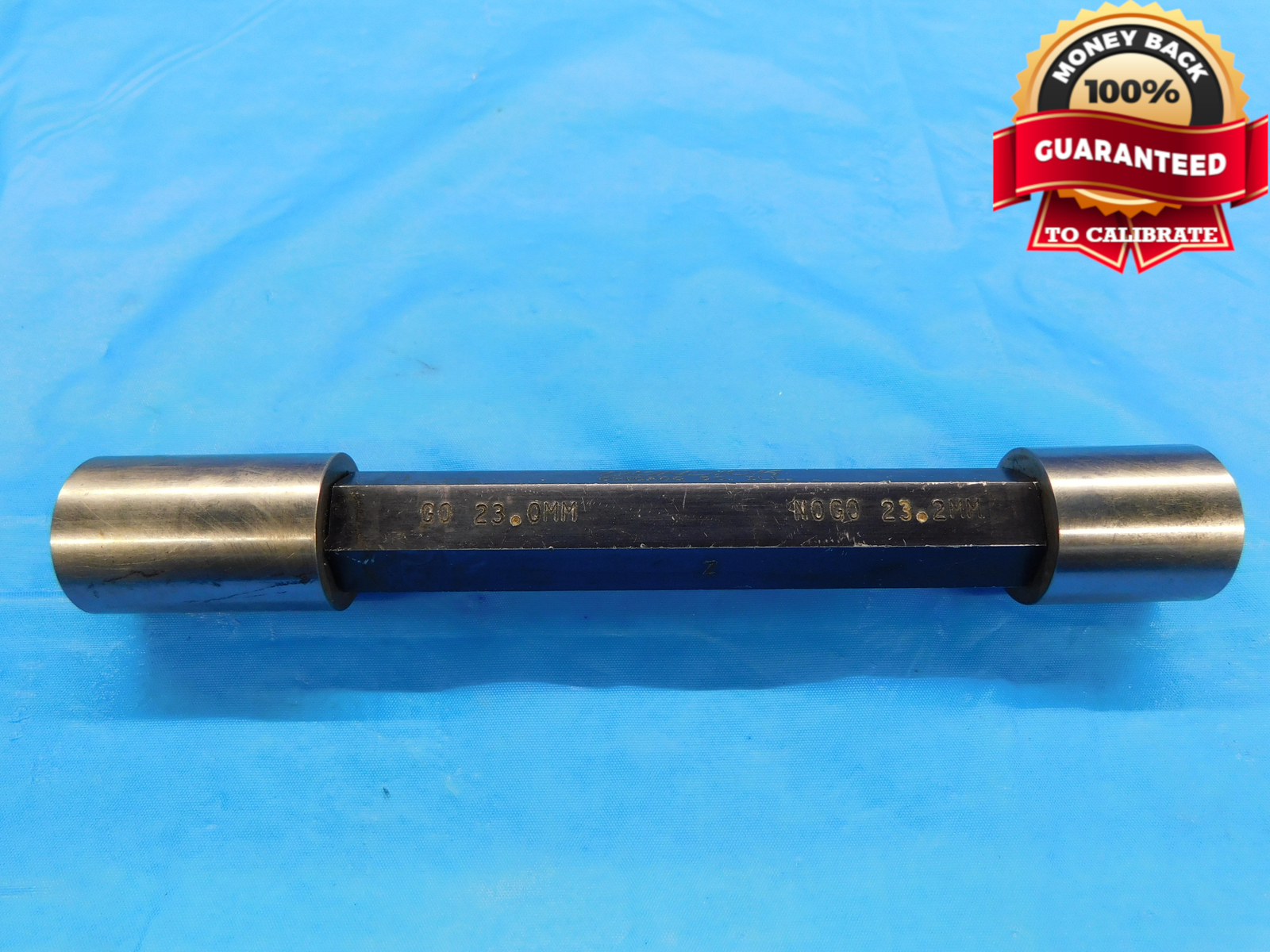23.0 & 23.2 CL Z METRIC PIN PLUG GAGE GO NO GO ONSIZE 23 mm .9055 23.000 23.200