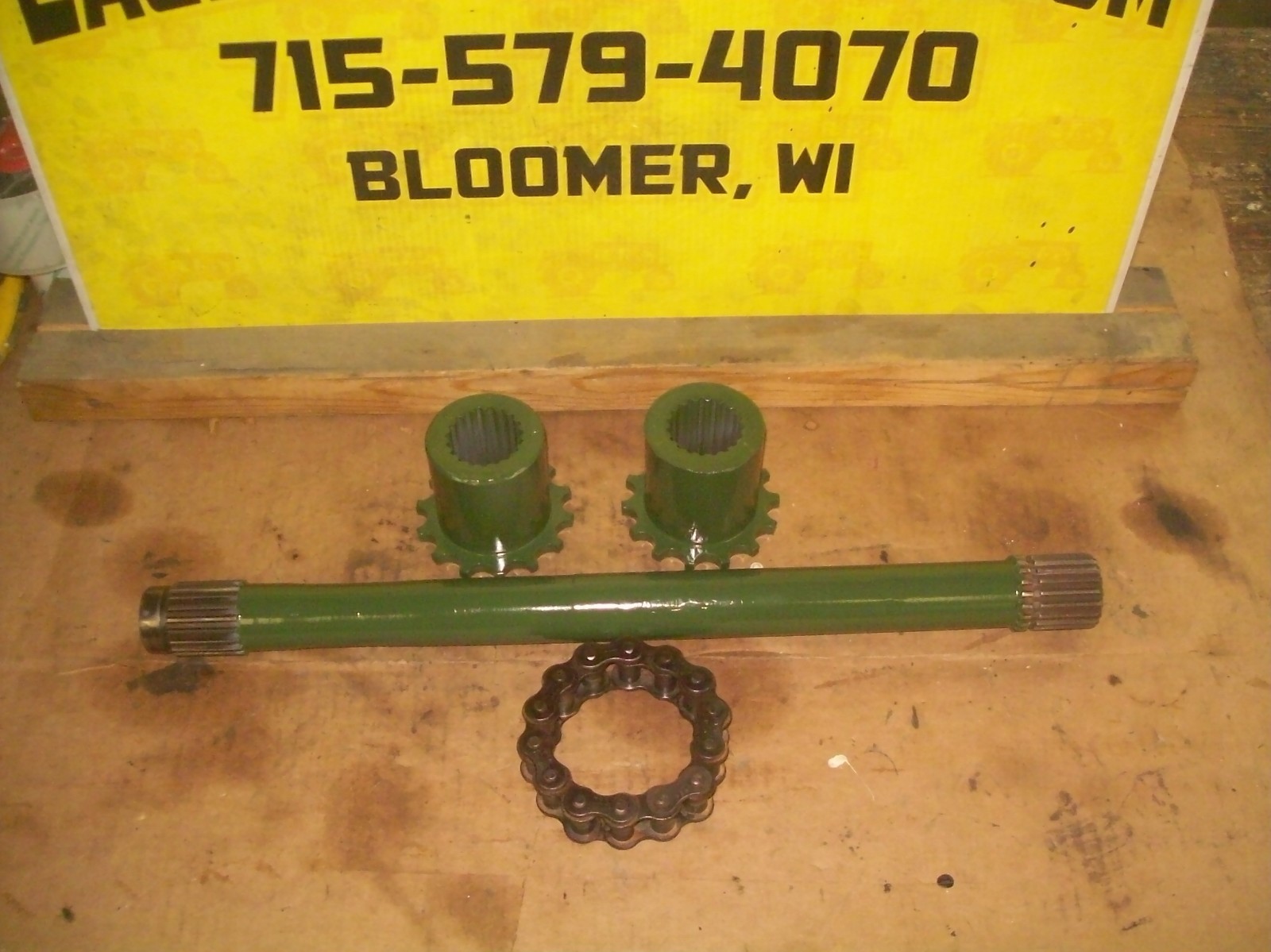 Oliver 1550,1555,1600,1650,1655 farm tractor 2&3 speed delete shaft & coupler
