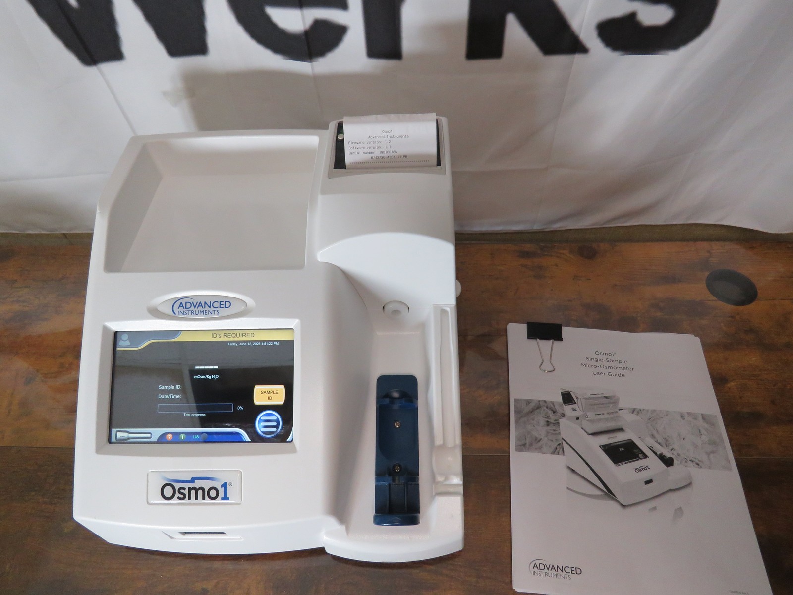 Advanced Instruments OSMO1 Osmometer w/ PRINTER – Exceptional Condition #2