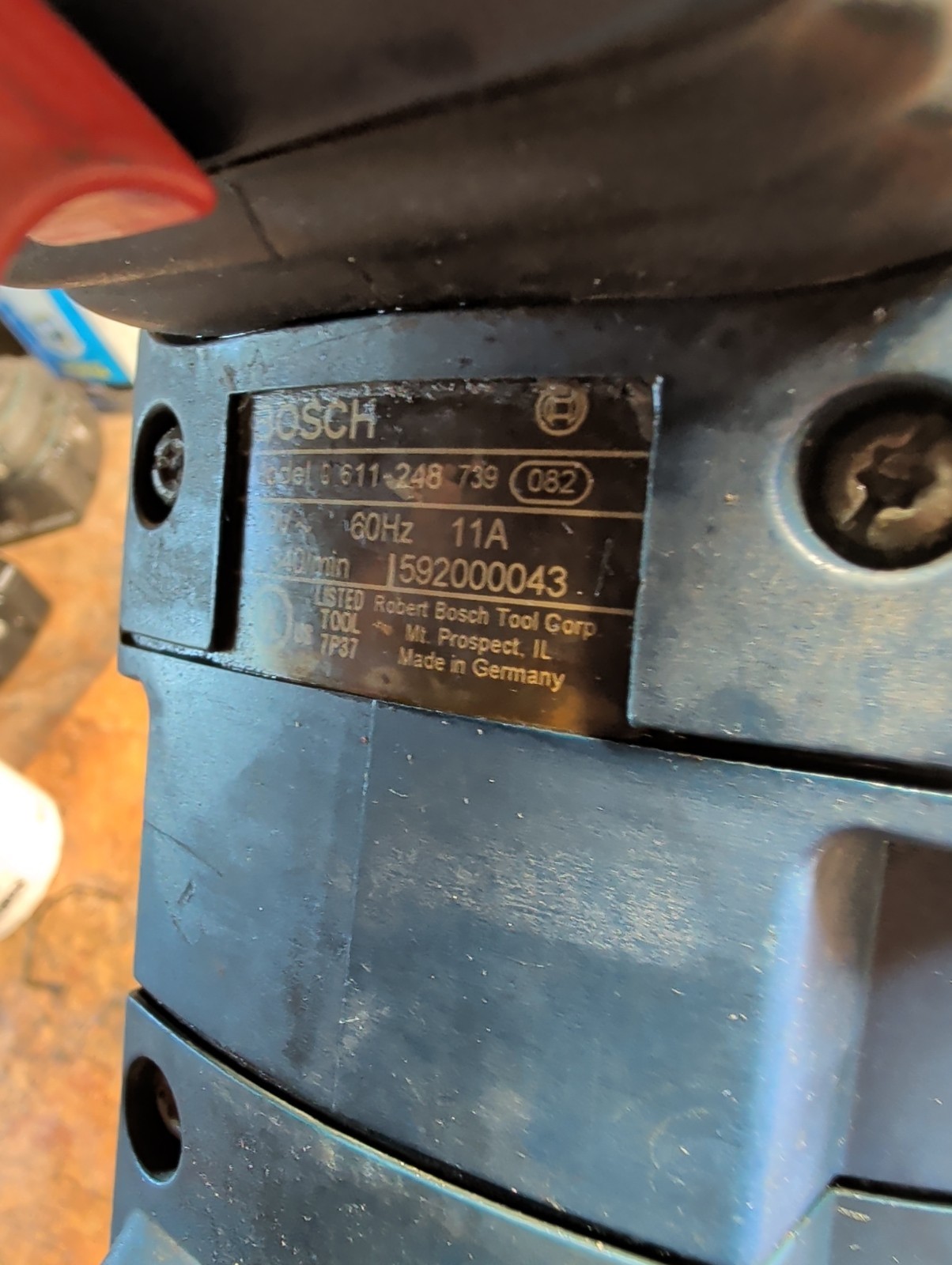 Bosch 11248EVS Rotary Hammer Drill Corded Electric