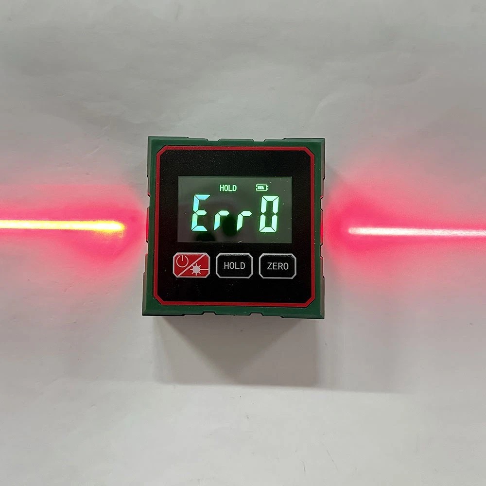 Digital Angle Finder W/ Laser Level Inclinometer Magnetic Angle Gauge Protractor