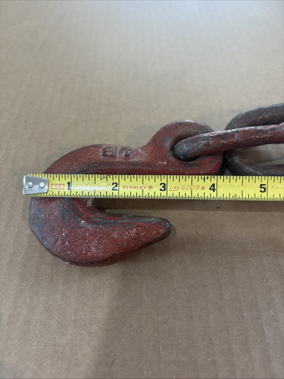 5/8” EYE GRAB DOUBLE HOOK 14” LONG WEIGHTS 3LB 3.6 OUNCES