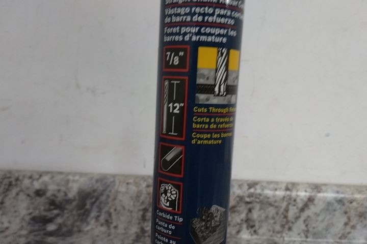 Bosch RCSS2144 7/8 In Drill Bit Size 12 In Overall L Rebar Cutter