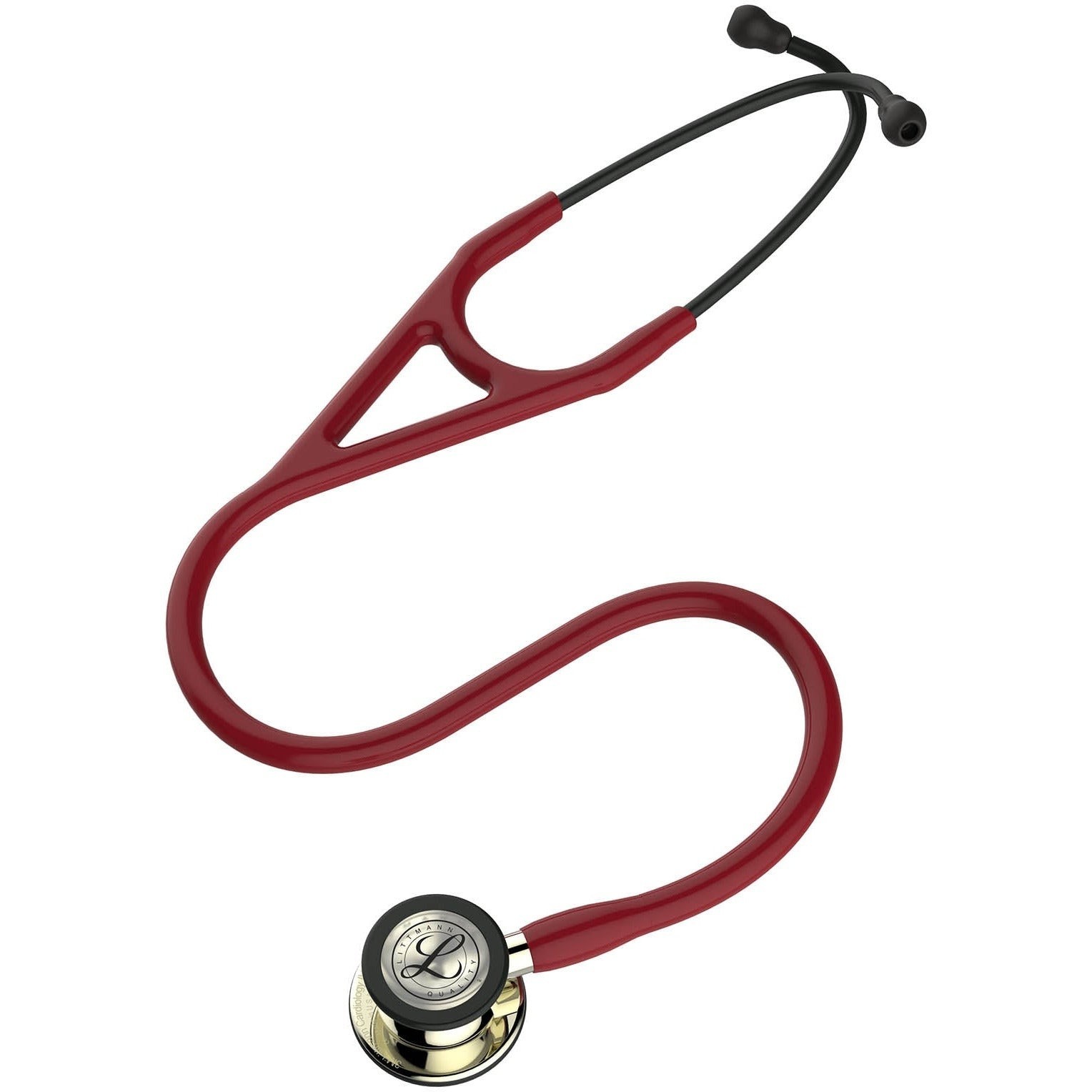 3M™ Littmann® Cardiology IV Stethoscope Burgundy Tube – Champagne 6176 27in NEW