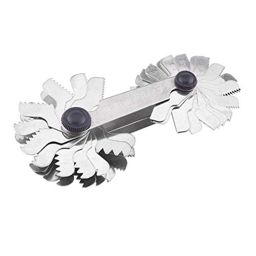 Thread Gauge Standard And Metric, 51/52Pcs Metric+ imperial (52pc), default