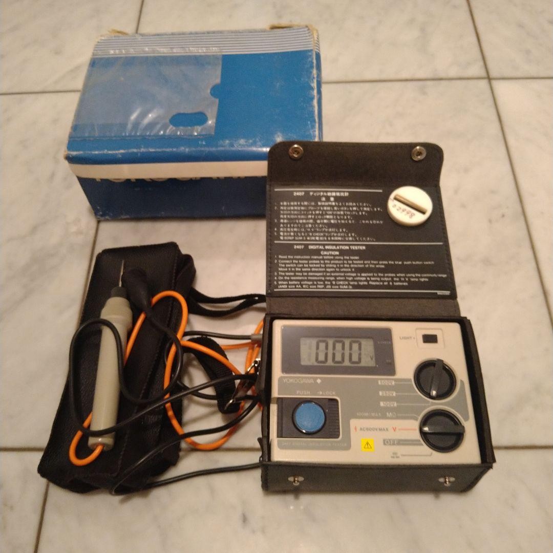 YOKOGAWA 2407 Digital Insulation Resistance Tester 100V 250V 500V Used